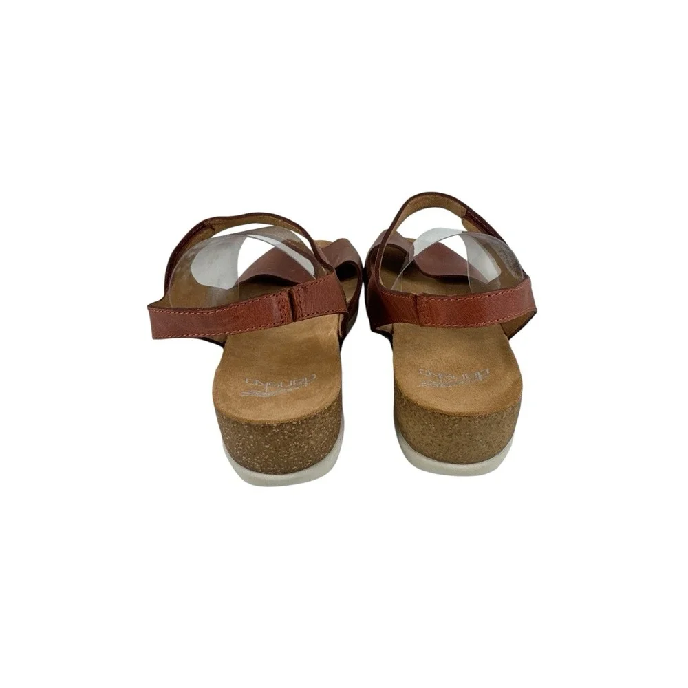 Dansko Marcy Wedge Sandal Women Size 38 No Box